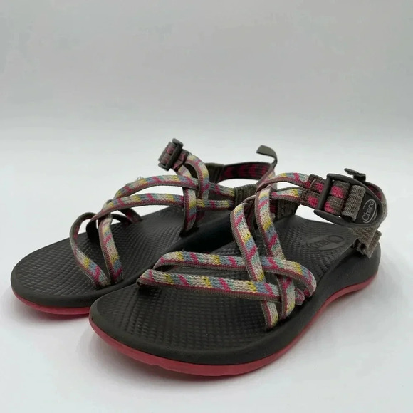 Chaco Girl's ZX1 Multicolor Strappy Sandals Size 3 Kids Outdoor Summer Hiking - Picture 11 of 13